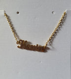 The Name Necklace In stock