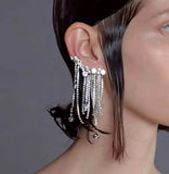 The Dripping in diamonds ear climber