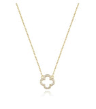 The Diamant open Clover necklace