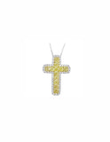 The Citrine Cross Necklace