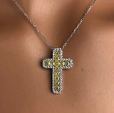 The Citrine Cross Necklace
