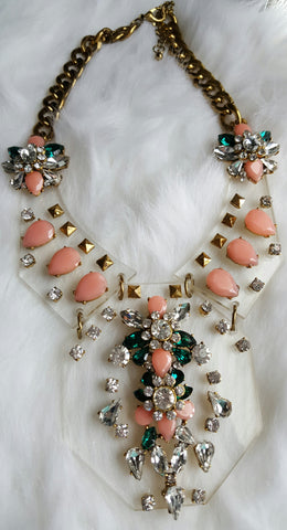 The Clear statement necklace
