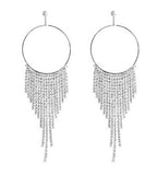 The Cascade hoop earring