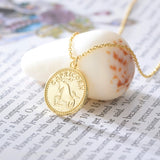 The Double sided Zodiac necklace