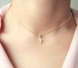 The Mini Cross necklace