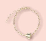 The Heart link bracelet