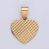 The Geo Heart pendant