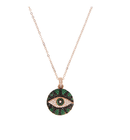 The Emerald eye necklace