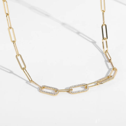 The Sparkle link necklace