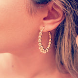 The Cassy hoop gold filled