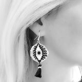 The Mati tassel earring