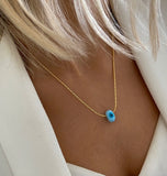The Rondelle eye necklace